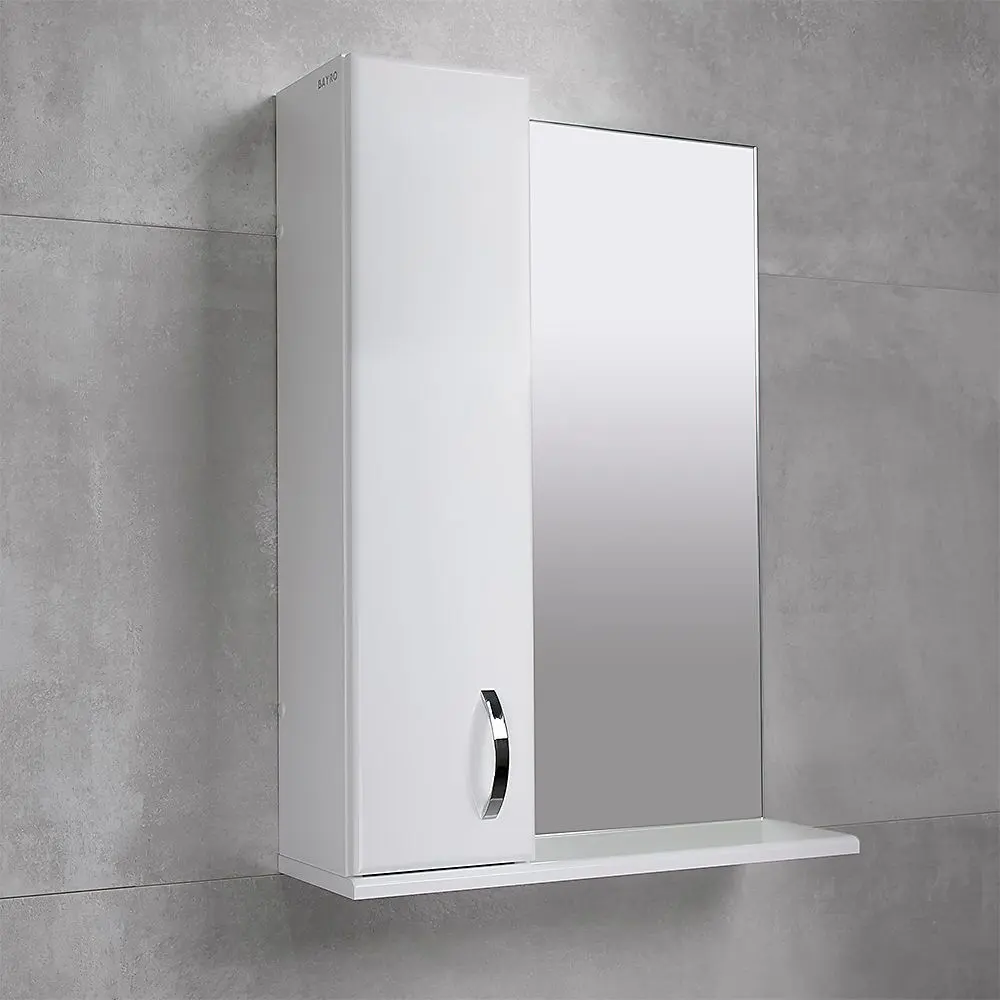 Dulap cu oglinda Bayro Bris 550x750 Left (White) - 4