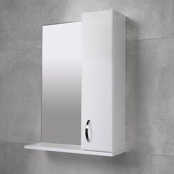 Dulap cu oglinda Bayro Bris 550x750 Right (White) Thumb