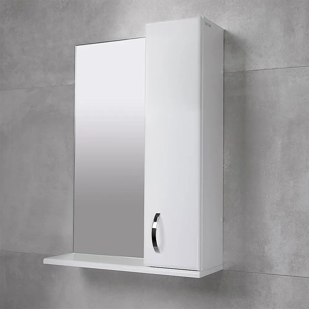 Dulap cu oglinda Bayro Bris 550x750 Right (White) - 3