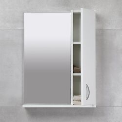 Dulap cu oglinda Bayro Bris 550x750 Right (White) Thumb