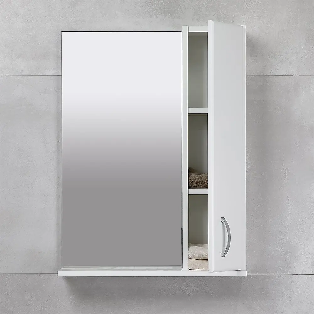 Dulap cu oglinda Bayro Bris 550x750 Right (White) - 5