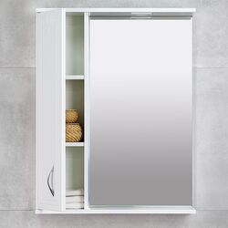 Dulap cu oglinda Bayro Deco One 650x750 Left (White) Thumb