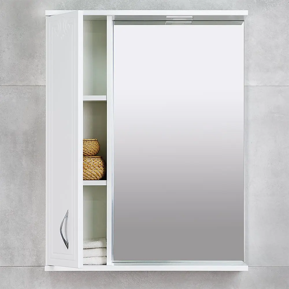 Dulap cu oglinda Bayro Deco One 650x750 Left (White) - 5