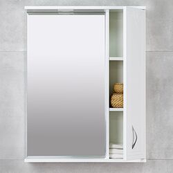 Dulap cu oglinda Bayro Deco One 650x750 Right (White) Thumb