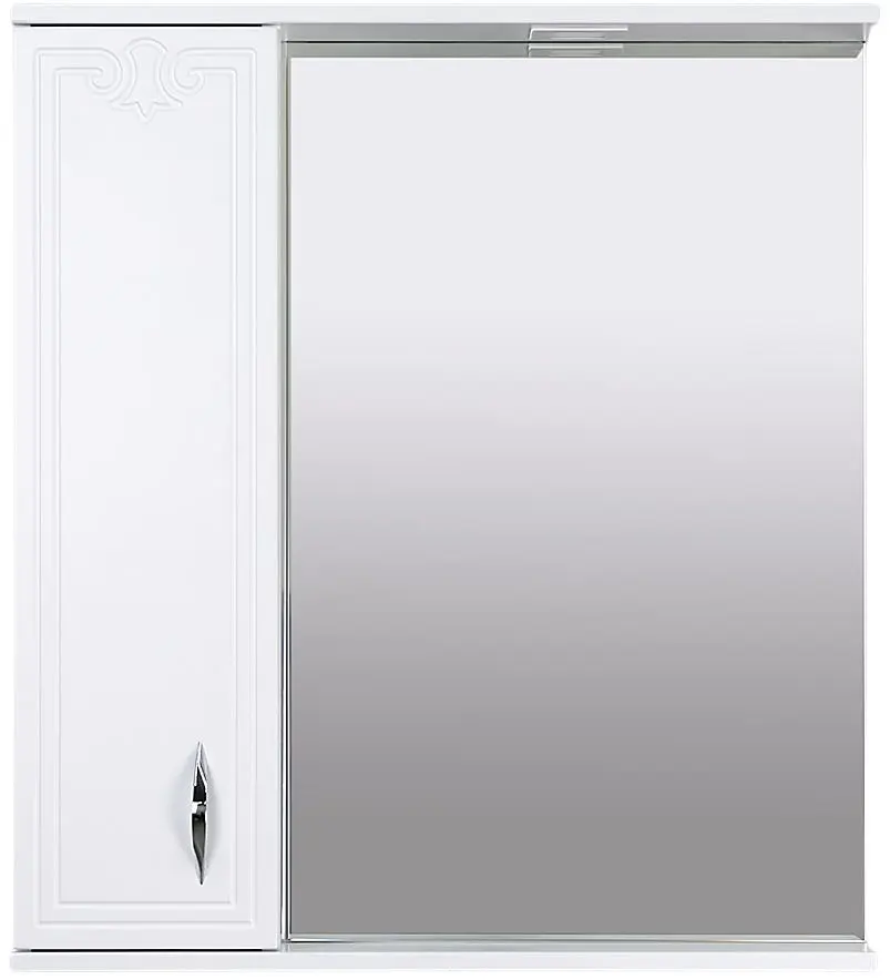 Dulap cu oglinda Bayro Deco One 750x750 Left (White)