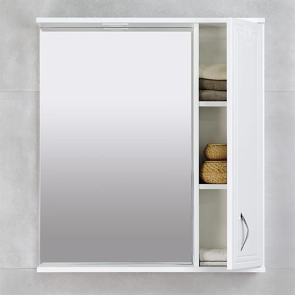 Dulap cu oglinda Bayro Deco One 750x750 Right (White) - 5