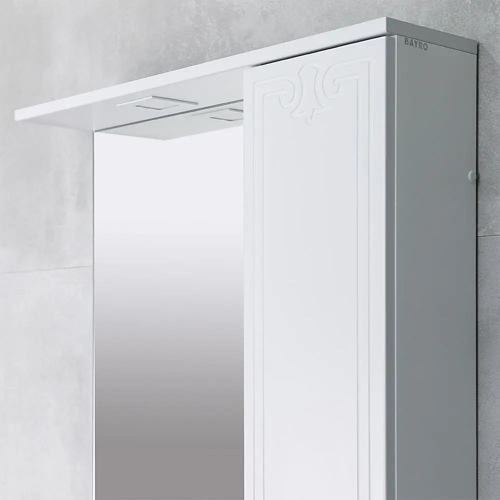 Dulap cu oglinda Bayro Deco One 750x750 Right (White) - 6