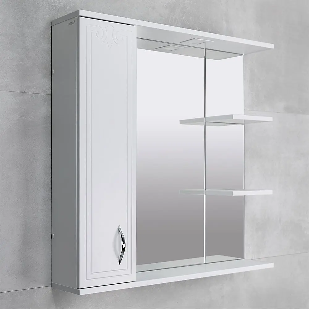 Dulap cu oglinda Bayro Deco One 860x750 Left (White) - 3