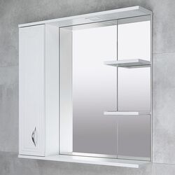 Dulap cu oglinda Bayro Deco One 860x750 Left (White) Thumb