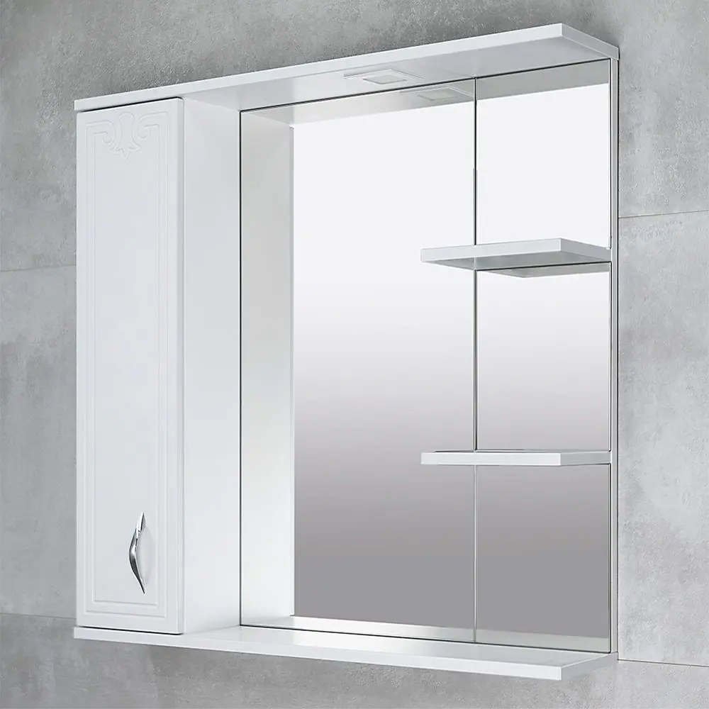 Dulap cu oglinda Bayro Deco One 860x750 Left (White) - 4