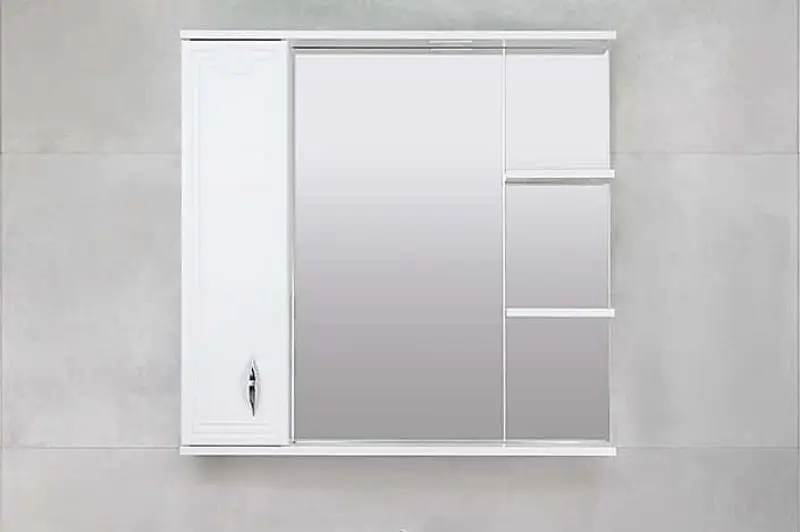 Dulap cu oglinda Bayro Deco One 860x750 Right (White) - 2