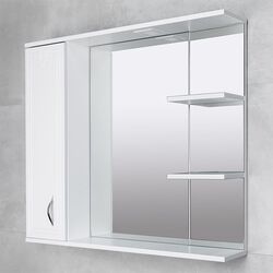 Dulap cu oglinda Bayro Deco One 970x750 Left (White) Thumb