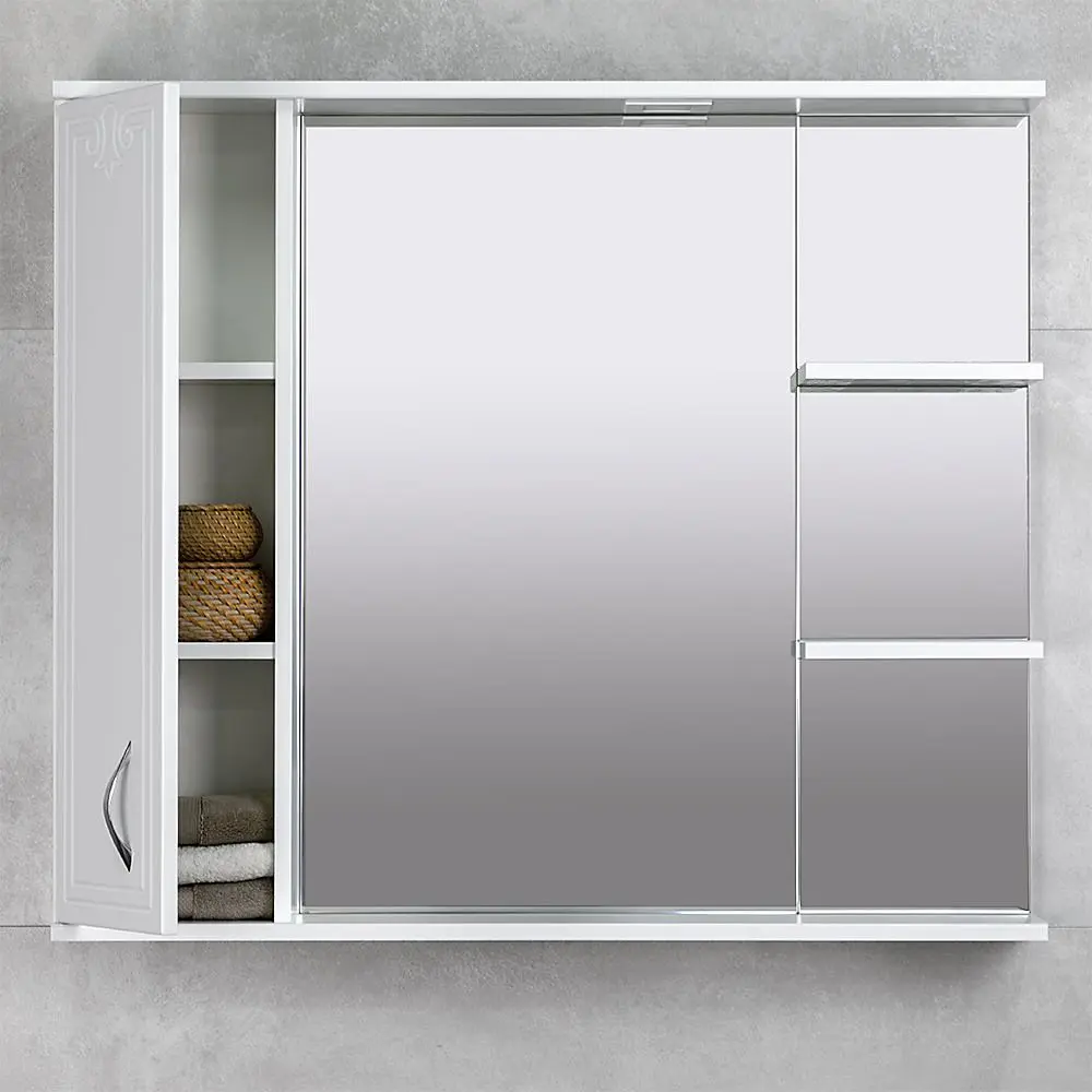 Dulap cu oglinda Bayro Deco One 970x750 Left (White) - 4