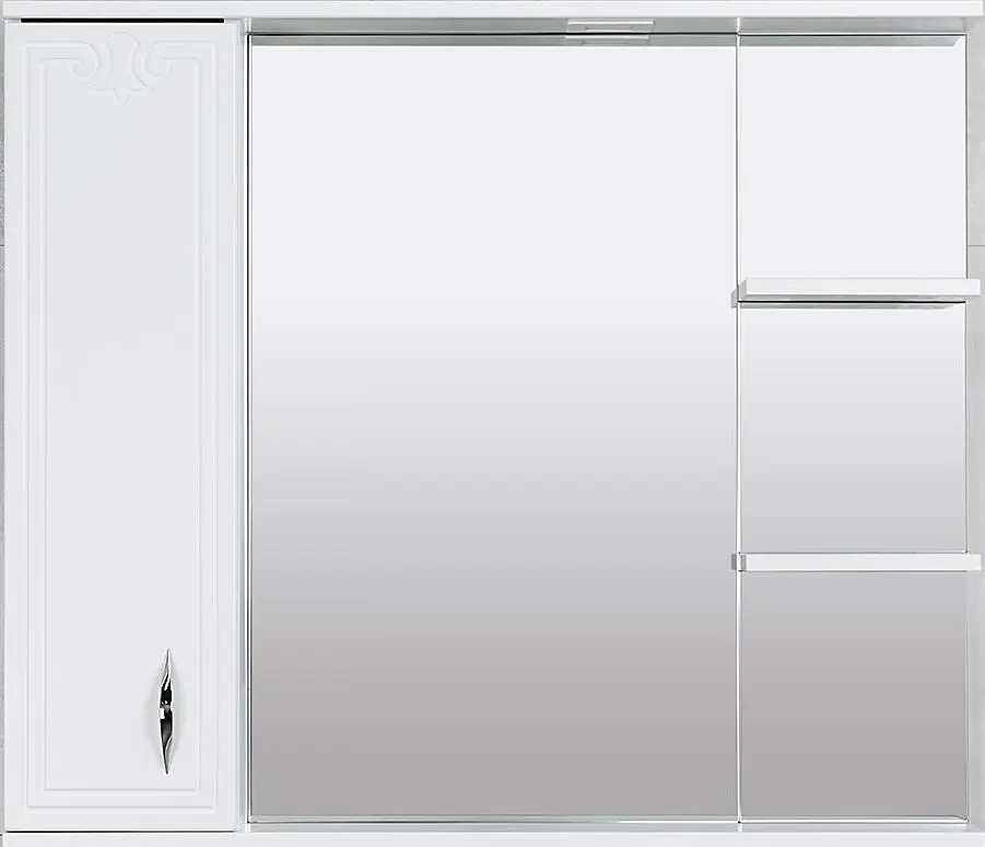 Dulap cu oglinda Bayro Deco One 970x750 Left (White)