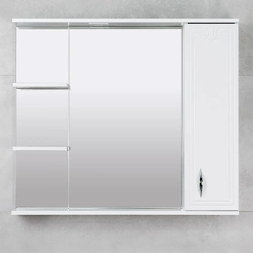 Dulap cu oglinda Bayro Deco One 970x750 Right (White) - 2