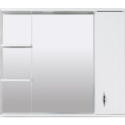 Dulap cu oglinda Bayro Deco One 970x750 Right (White)