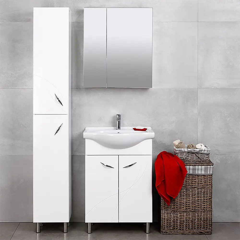 Dulap cu oglinda Bayro Dorado 600 (White)