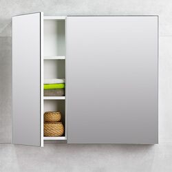 Dulap cu oglinda Bayro Dorado 800x700 (White) Thumb