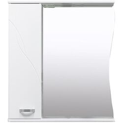 Dulap cu oglinda Bayro Interio 750 Left (White)