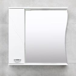 Dulap cu oglinda Bayro Interio 860 Left (White) Thumb