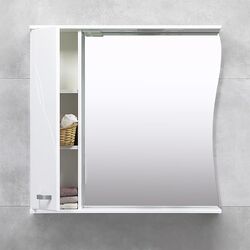 Dulap cu oglinda Bayro Interio 860 Left (White) Thumb