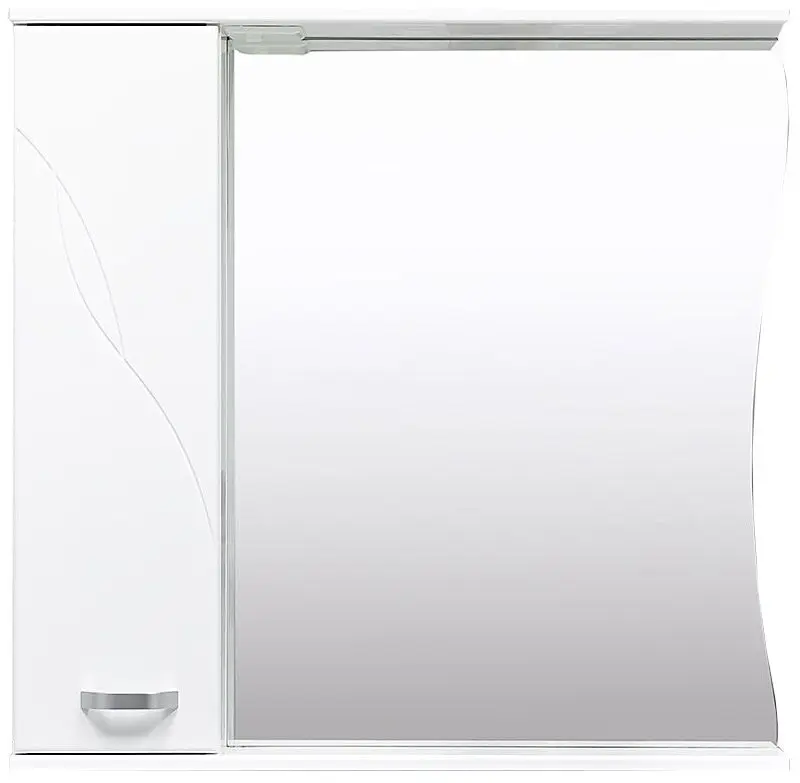 Dulap cu oglinda Bayro Interio 860 Left (White)