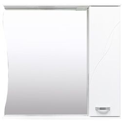 Dulap cu oglinda Bayro Interio 860 Right (White)