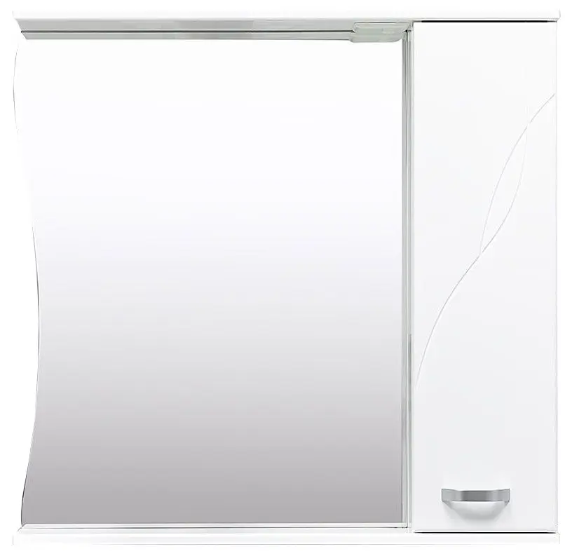 Dulap cu oglinda Bayro Interio 860 Right (White)