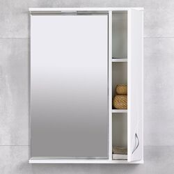 Dulap cu oglinda Bayro Premium 600x750 Right (White) Thumb