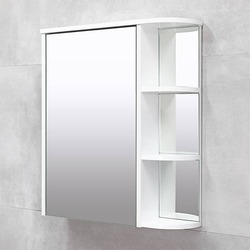 Dulap cu oglinda Bayro Rio 600x700 Left (White) Thumb