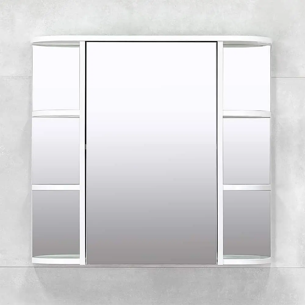 Dulap cu oglinda Bayro Rio 756x700 Right (White) - 2