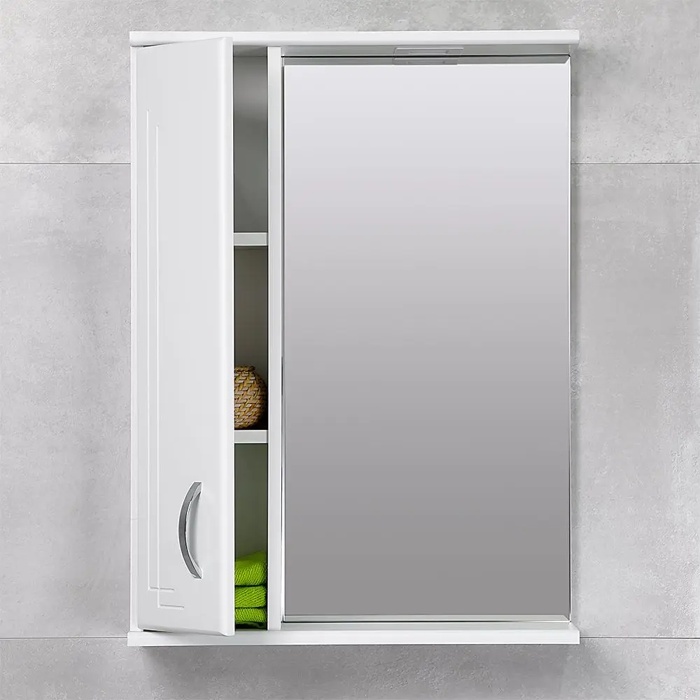 Dulap cu oglinda Bayro Verso 550x750 Left (White) - 4