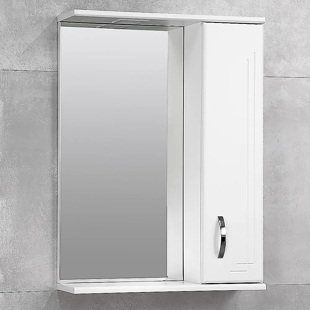 Dulap cu oglinda Bayro Verso 550x750 Right (White) - 4