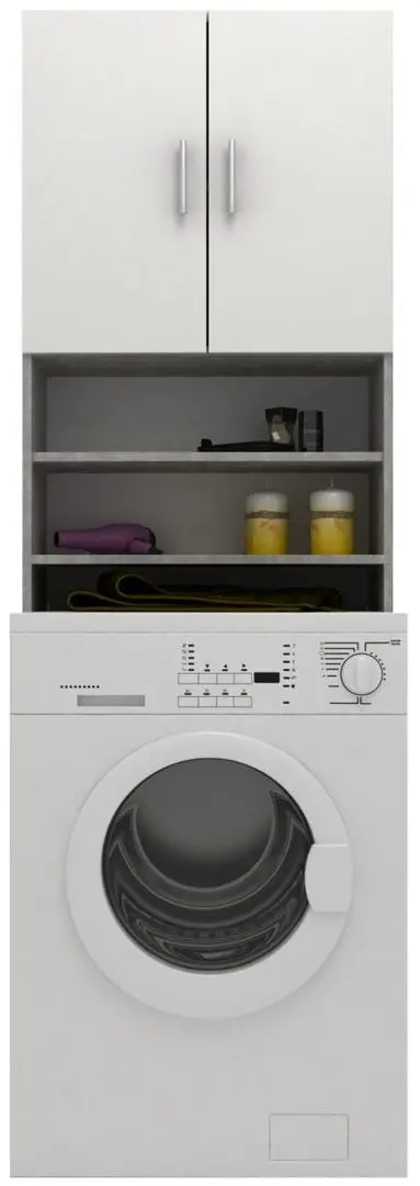 Шкаф Haaus Fyn (White/Concrete) - 2