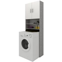 Dulap Haaus Fyn (White/Concrete)