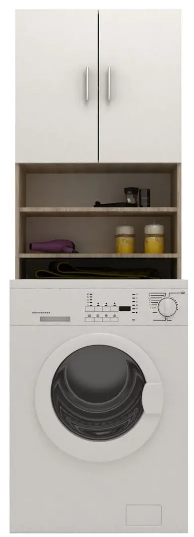 Dulap Haaus Fyn (White/Sonoma Oak)