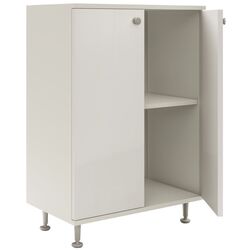 Dulap Haaus Zaria 2U (White/White Gloss) Thumb