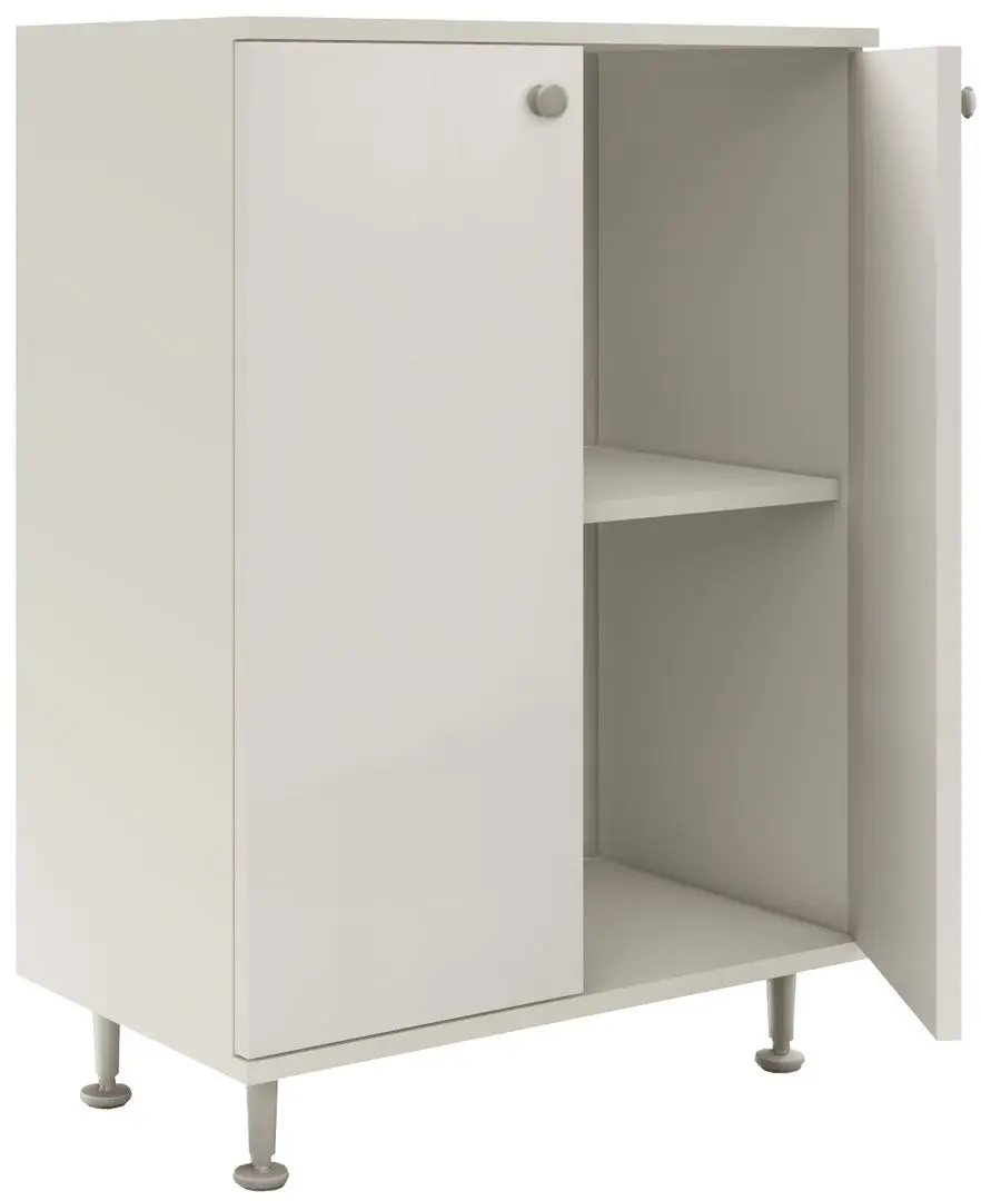 Dulap Haaus Zaria 2U (White/White Gloss)