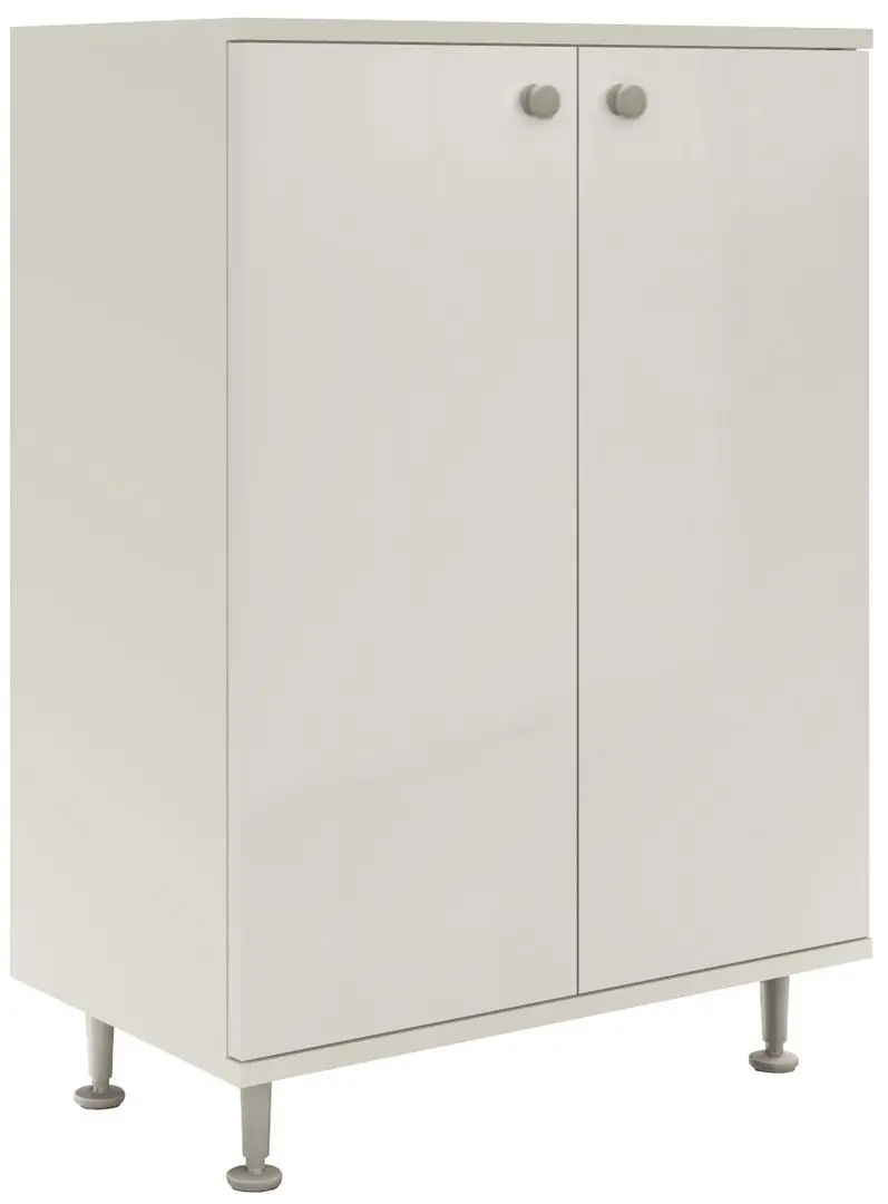Dulap Haaus Zaria 2U (White/White Gloss)
