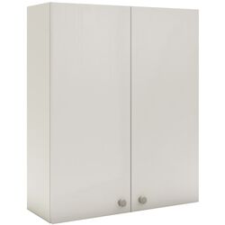 Dulap suspendat Haaus Zaria 2U (White/White Gloss)