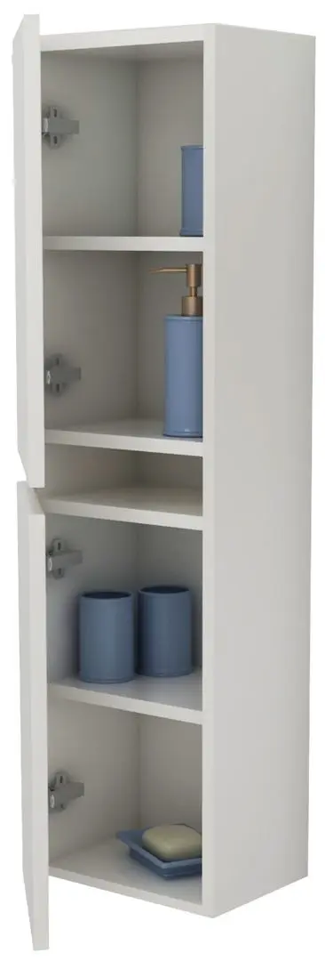 Пенал Haaus Zed 2Д (White Gloss/White)