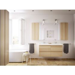 Dulap suspendat Ikea Godmorgon cu 1 usa 40x14x96 (Aspect Stejar Antichizat) Thumb