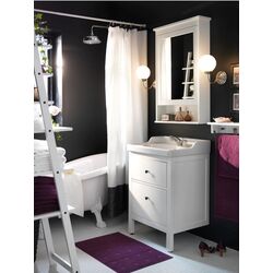 Dulap cu oglinda Ikea Hemnes cu 1 usi 63x16x98 (Alb) Thumb