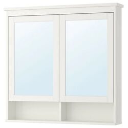 Dulap cu oglinda Ikea Hemnes cu 2 usi 103x16x98 (Alb)