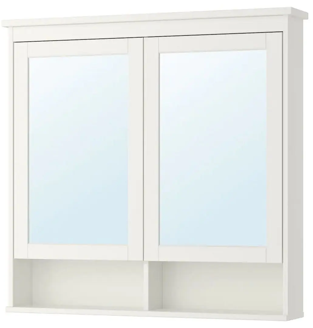 Dulap cu oglinda Ikea Hemnes cu 2 usi 103x16x98 (Alb)