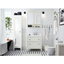 Dulap cu oglinda Ikea Hemnes cu 2 usi 83x16x98 (Alb) Thumb