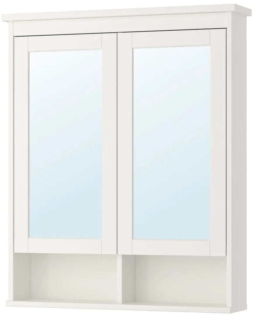 Dulap cu oglinda Ikea Hemnes cu 2 usi 83x16x98 (Alb)