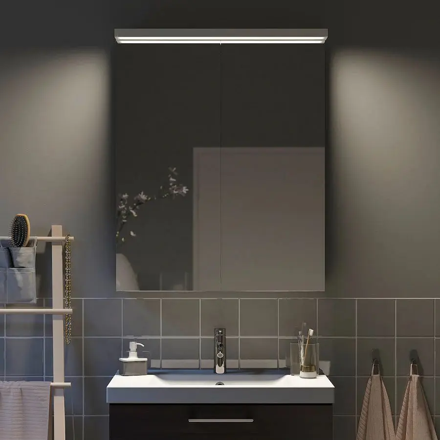 Dulap-oglinda Ikea Godmorgon 80x96 (Alb) - 2