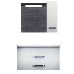 Dulap cu oglinda Martat Ares 90 (White) Thumb