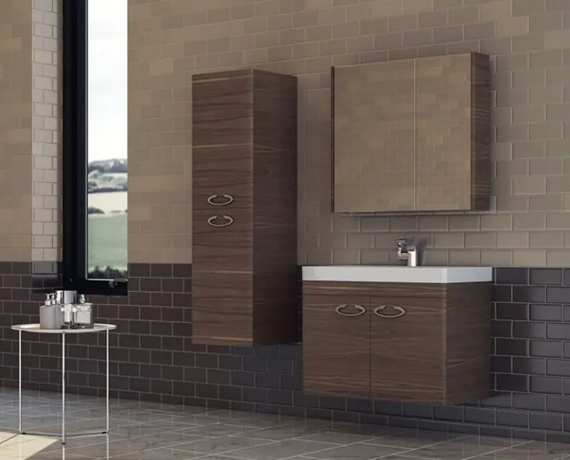 Шкаф с зеркалом Martat Soft 60 (Rustic)